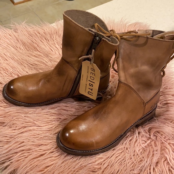 Bed|Stü Genuine Leather Boots Sz 7.5 but runs small (6.5 or 7) - Picture 4 of 5